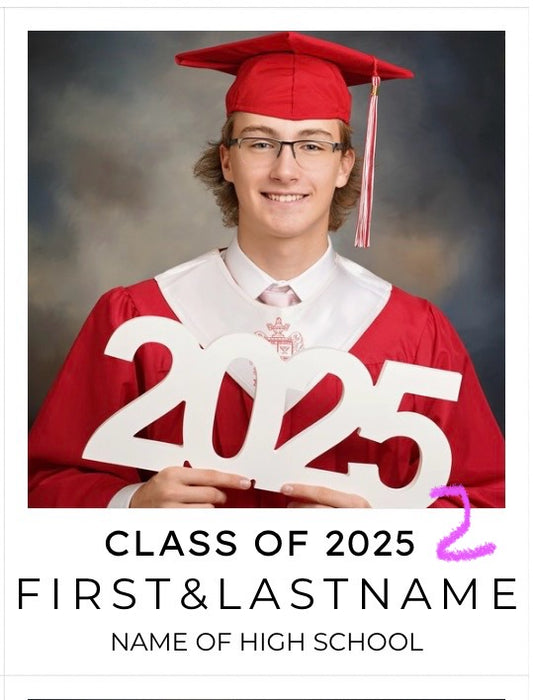 High School Senior Magnets