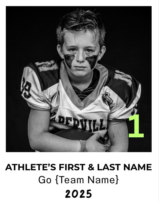 Custom Flex Athlete Magnets – 3.25 x 4”