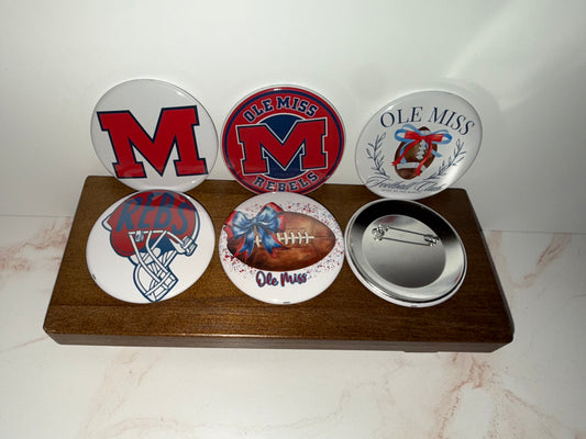 2.5” Round Tailgate & Tradition Pins