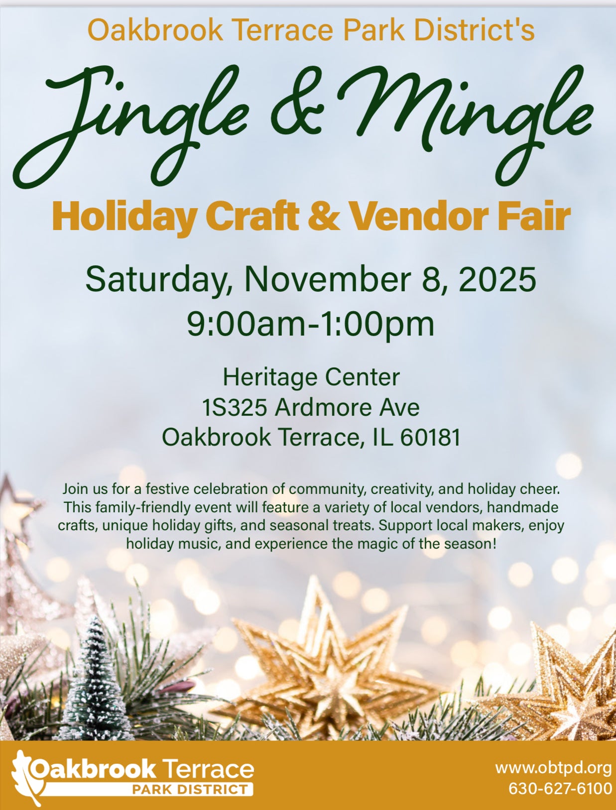 Jingle & Mingle Holiday Craft & Vendor Fair